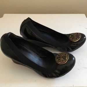 Tory Burch Black wedges